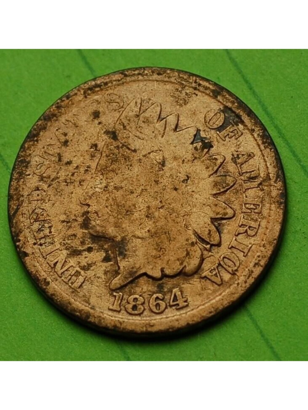 W557 1864 Indian Head Cent Penny 1c - Check Out Our Store old coin money collect
